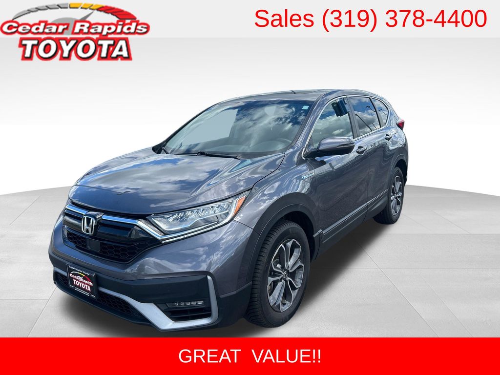 Gray 2022 Honda CR-V Hybrid SUV / Crossover All-Wheel Drive Continuously Variable Transmission