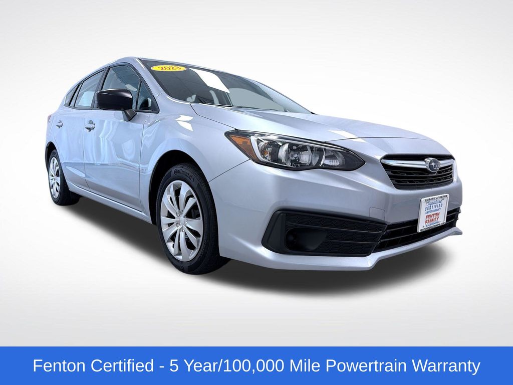 Ice Silver Metallic 2023 Subaru Impreza Wagon All-Wheel Drive Continuously Variable Transmission
