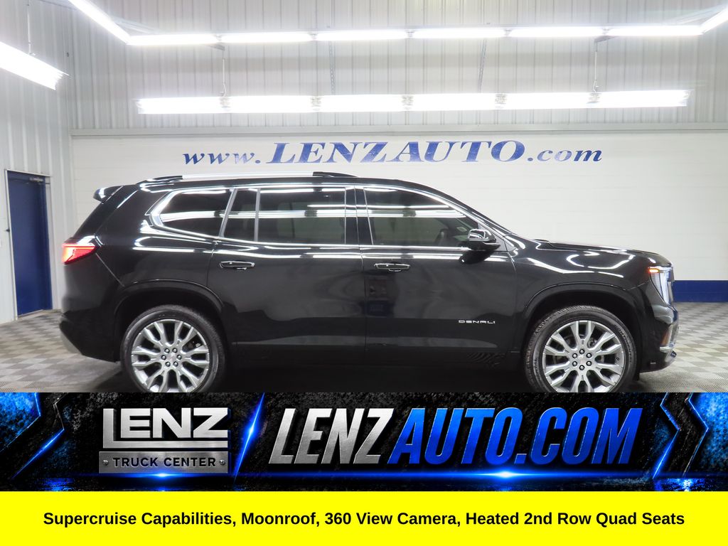Black (Ebony Twilight Metallic) 2025 GMC Acadia SUV / Crossover Four-Wheel Drive 8-Speed Automatic