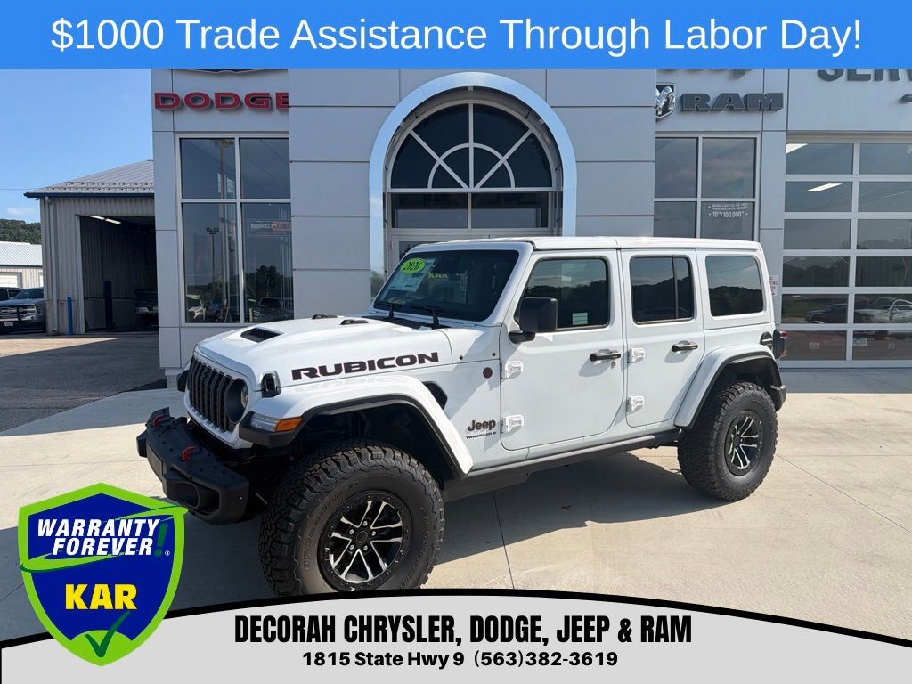 Bright White Clearcoat 2026 Jeep Wrangler SUV / Crossover Four-Wheel Drive 8-Speed Automatic