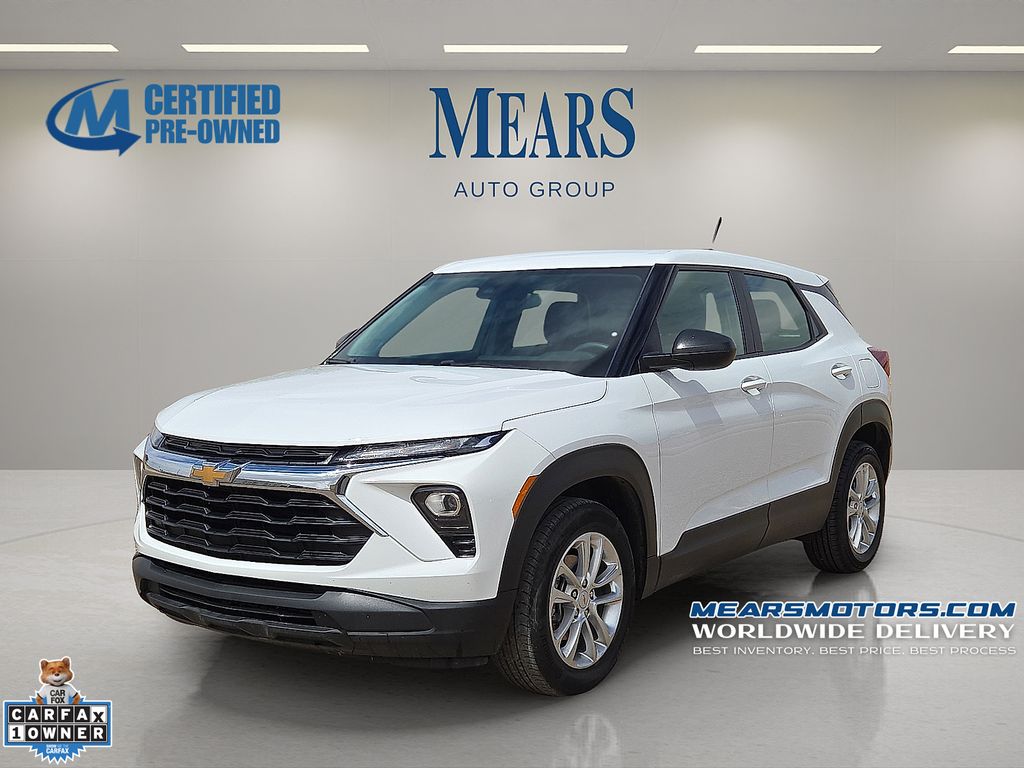 Summit White 2024 Chevrolet Trailblazer LS FWD SUV / Crossover Front-Wheel Drive Continuously Variable Transmission