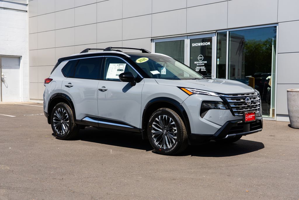 Boulder Gray/Super Black 2026 Nissan Rogue SUV / Crossover All-Wheel Drive Continuously Variable Transmission