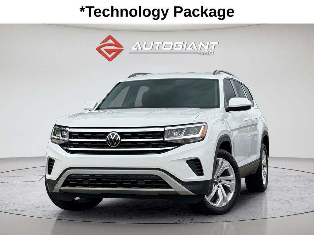 Pure White 2023 Volkswagen Atlas 8-Speed Automatic