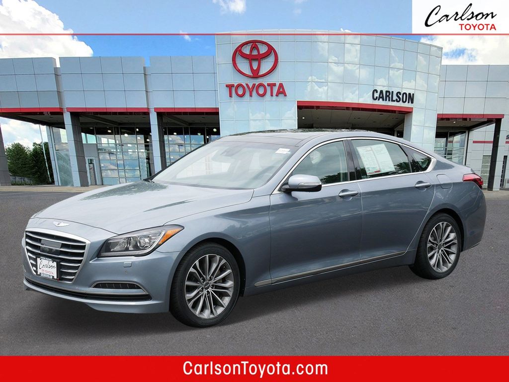 Parisian Gray 2015 Hyundai Genesis Sedan 8-Speed Automatic