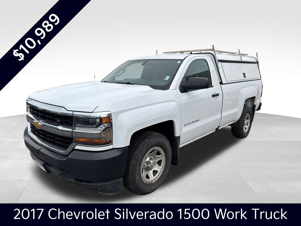 Summit White 2017 Chevrolet Silverado 1500 LS RWD Pickup Truck 4X2 6-Speed Automatic Overdrive