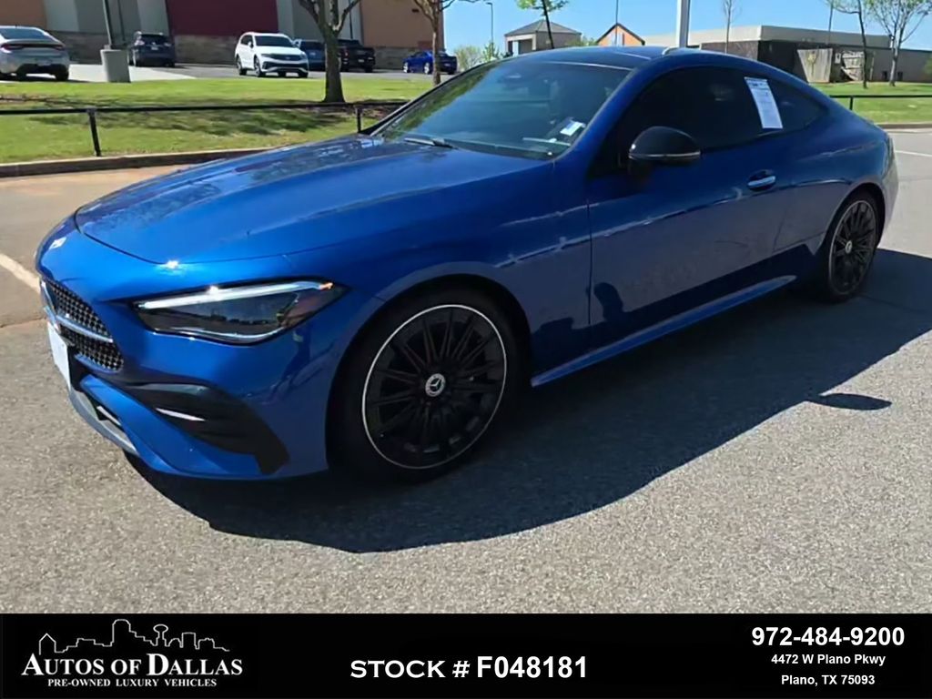 Blue 2025 Mercedes-Benz CLE 300 4MATIC Coupe All-Wheel Drive 9-Speed Automatic