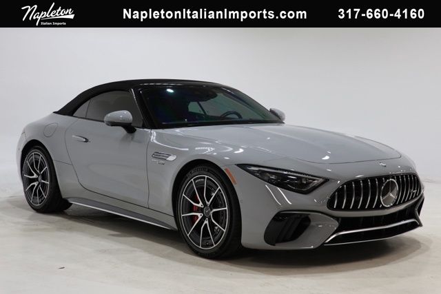 MANUFAKTUR Alpine Gray 2023 Mercedes-Benz SL-Class AMG SL 55 4MATIC Convertible All-Wheel Drive 9-Speed Automatic