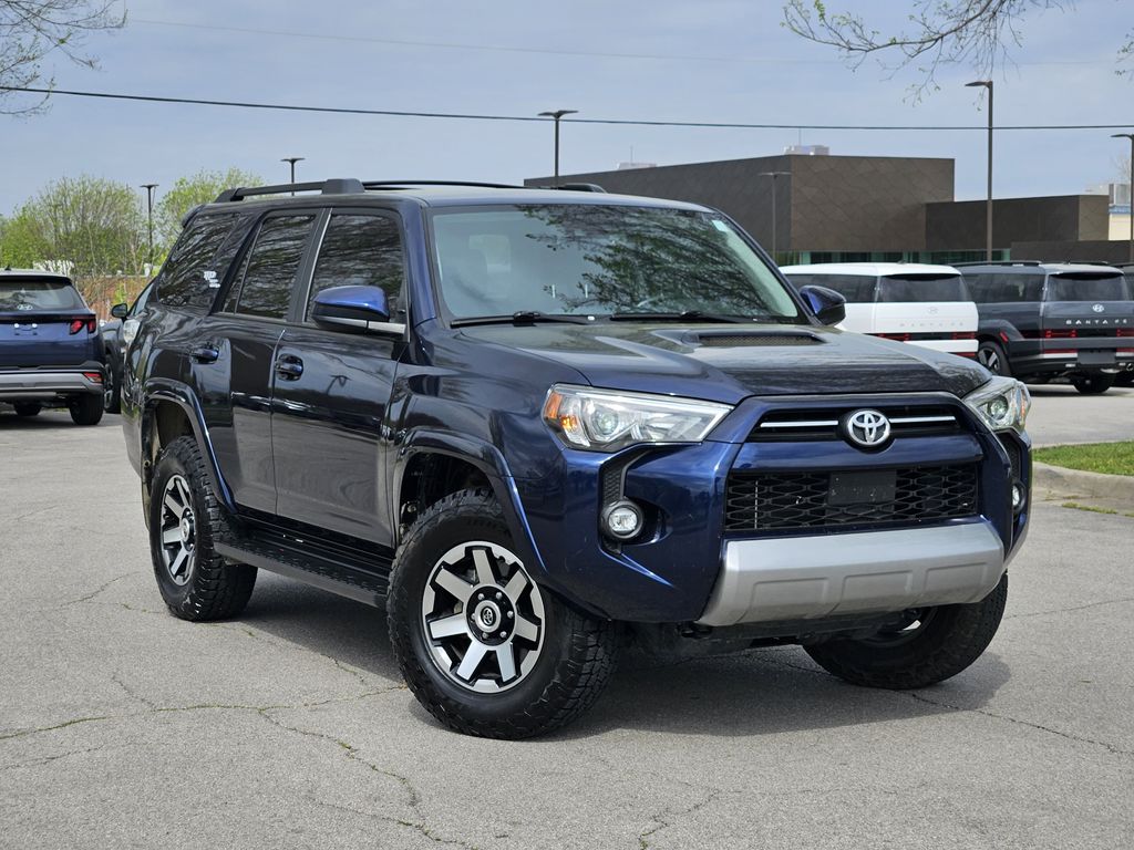Nautical Blue Metallic 2022 Toyota 4Runner TRD Off-Road 4WD SUV / Crossover Four-Wheel Drive 5-Speed Automatic
