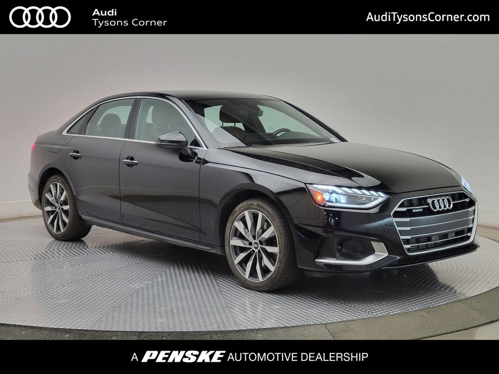Brilliant Black 2023 Audi A4 Sedan All-Wheel Drive 7-Speed Automatic
