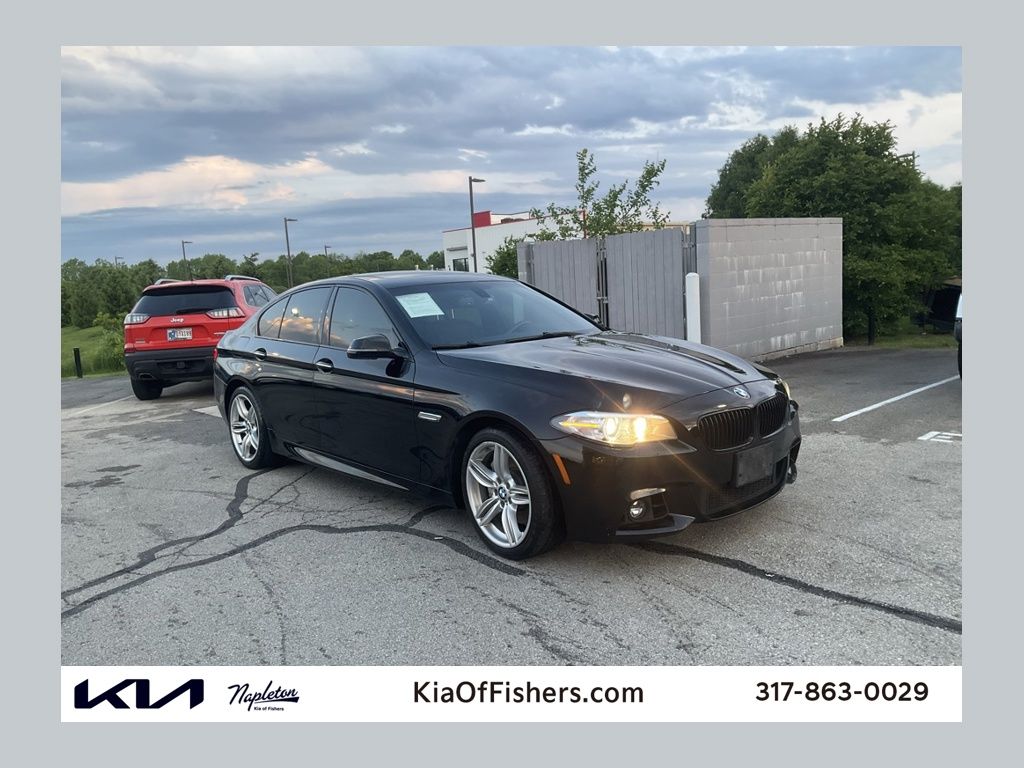 Jet Black 2014 BMW 5 Series 535i xDrive Sedan AWD Sedan All-Wheel Drive 8-Speed Automatic
