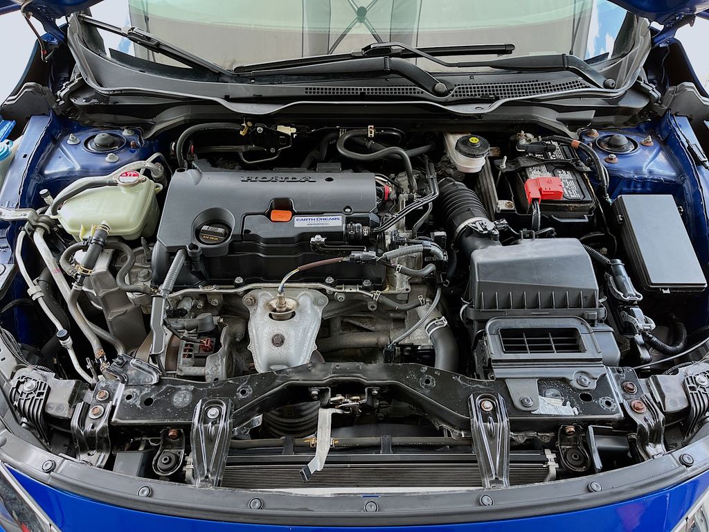 2018 Honda Civic LX Blue at DeMontrond Automotive Group