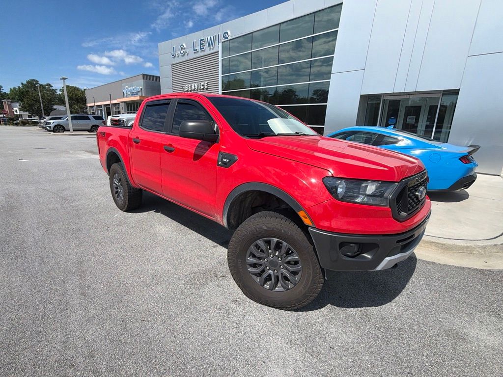 Race Red 2021 Ford Ranger Pickup Truck Four-Wheel Drive Automatic