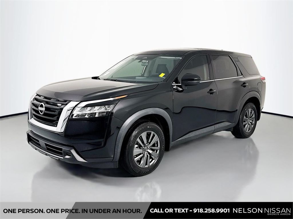 Super Black 2022 Nissan Pathfinder SUV / Crossover Front-Wheel Drive 9-Speed Automatic