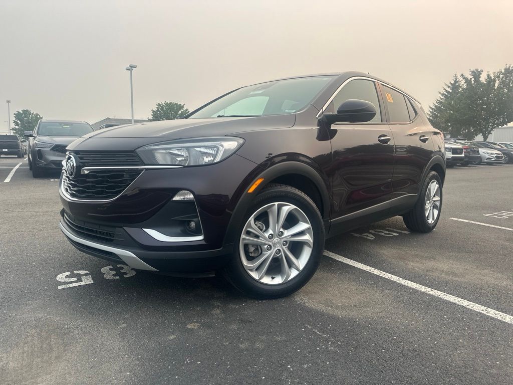 Black Currant Metallic 2021 Buick Encore GX SUV / Crossover Front-Wheel Drive Continuously Variable Transmission
