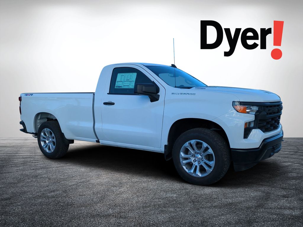 Summit White 2026 Chevrolet Silverado 1500 Pickup Truck Four-Wheel Drive 8-Speed Automatic