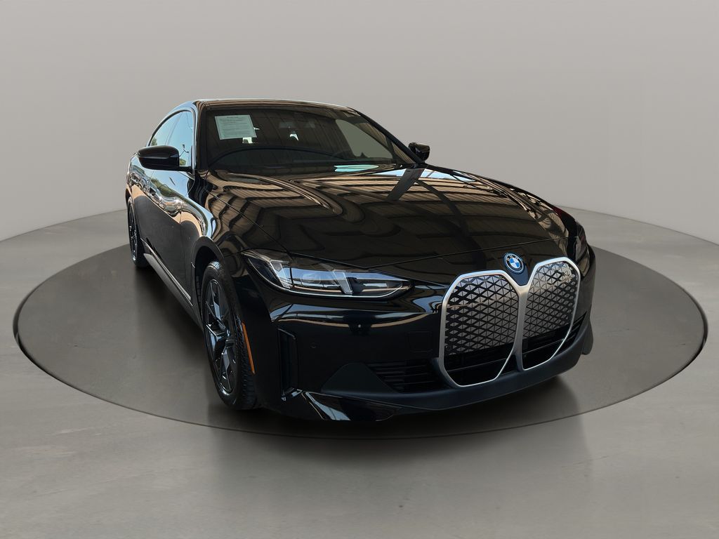 Jet Black 2025 BMW i4 eDrive40 Gran Coupe RWD Sedan Rear-Wheel Drive Automatic