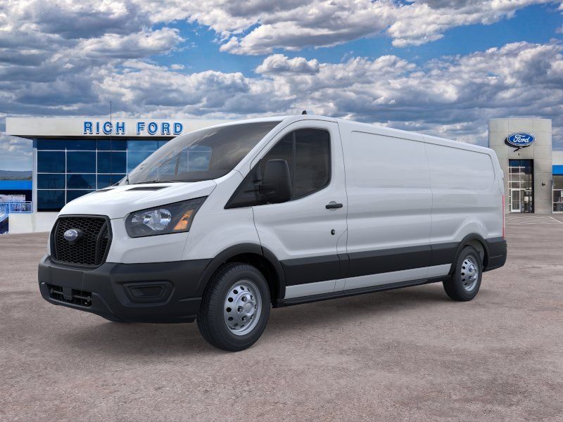 Oxford White 2025 Ford Transit Cargo Van All-Wheel Drive 