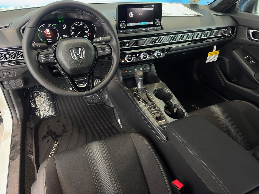 2026 Honda Civic Hybrid Sport White at Community Honda