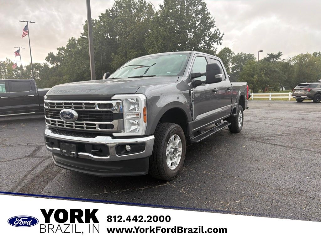 Gray Metallic 2025 Ford F-250 Super Duty Pickup Truck Four-Wheel Drive Automatic