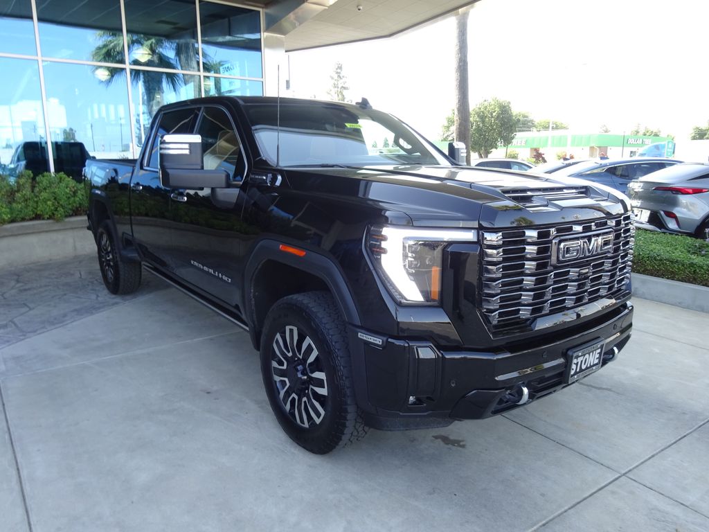 Onyx Black 2025 GMC Sierra 2500HD Pickup Truck Four-Wheel Drive Automatic