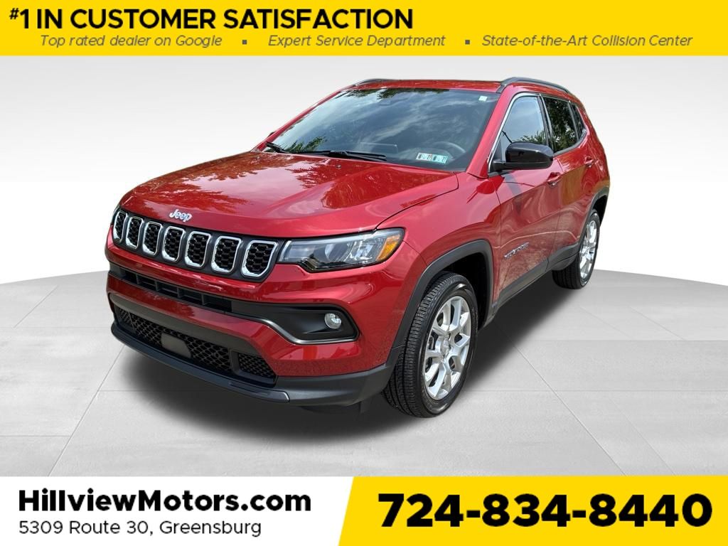 Red Hot Pearlcoat 2024 Jeep Compass SUV / Crossover Four-Wheel Drive 8-Speed Automatic