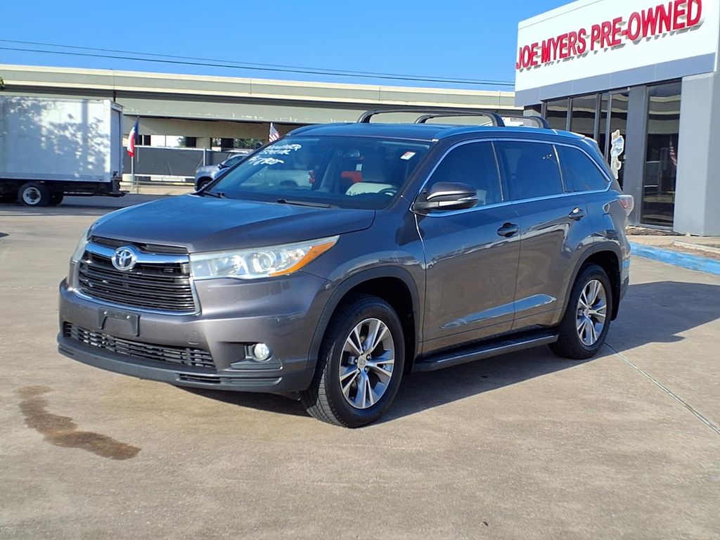 2014 Toyota Highlander XLE V6 Gray at Texan Dodge Chrysler Jeep Ram