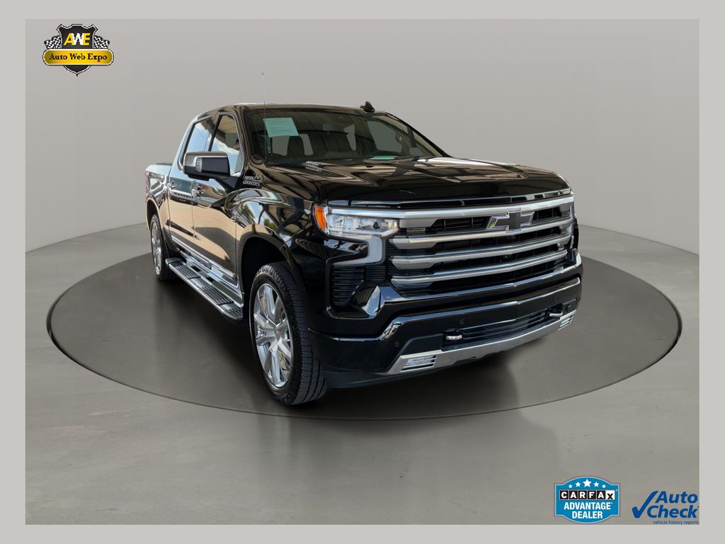 Black 2025 Chevrolet Silverado 1500 Pickup Truck Four-Wheel Drive Automatic