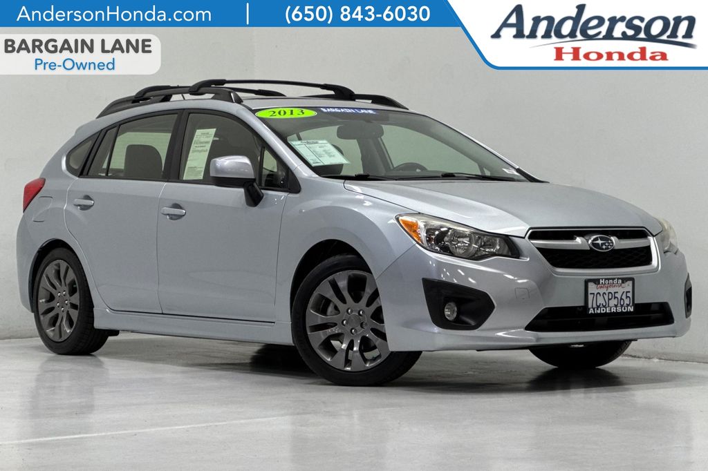 Ice Silver Metallic 2013 Subaru Impreza 2.0i Sport Limited Hatchback Hatchback All-Wheel Drive Continuously Variable Transmission
