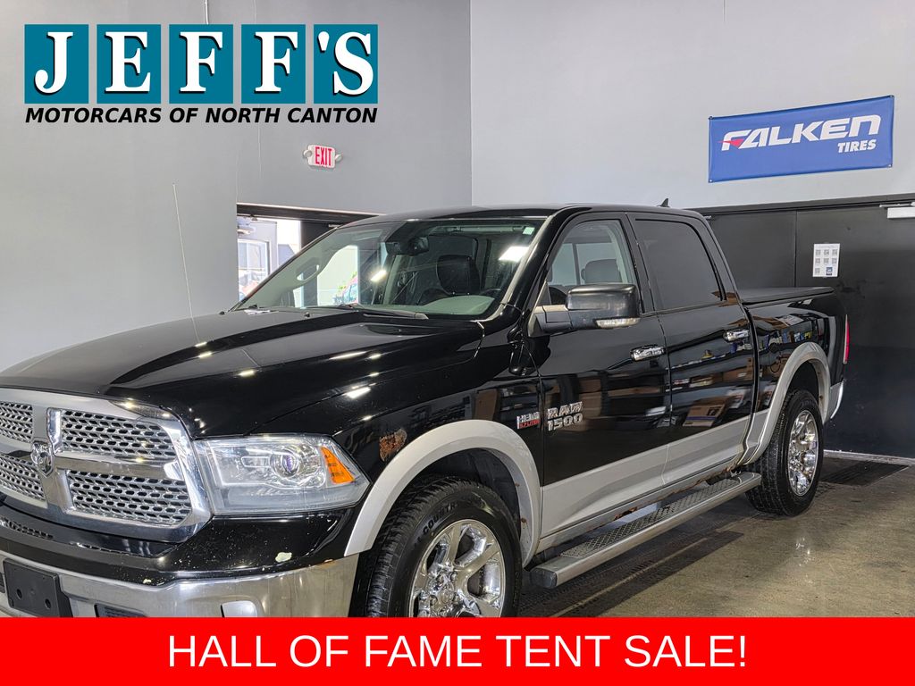 Black Clearcoat 2013 RAM 1500 Pickup Truck Four-Wheel Drive 8-Speed Automatic