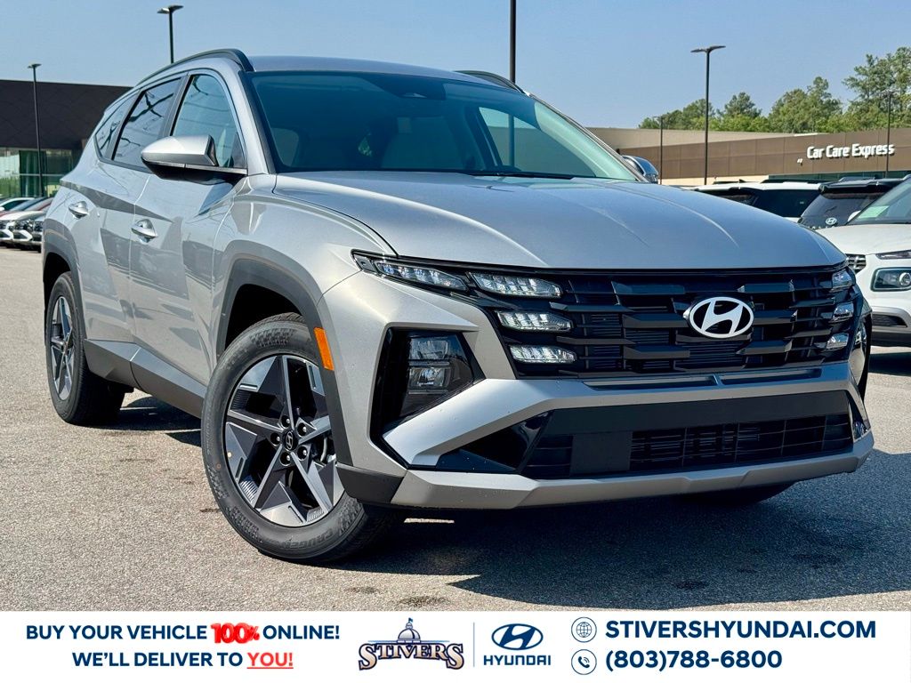 Shimmering Silver 2026 Hyundai Tucson SUV / Crossover Front-Wheel Drive 8-Speed Automatic