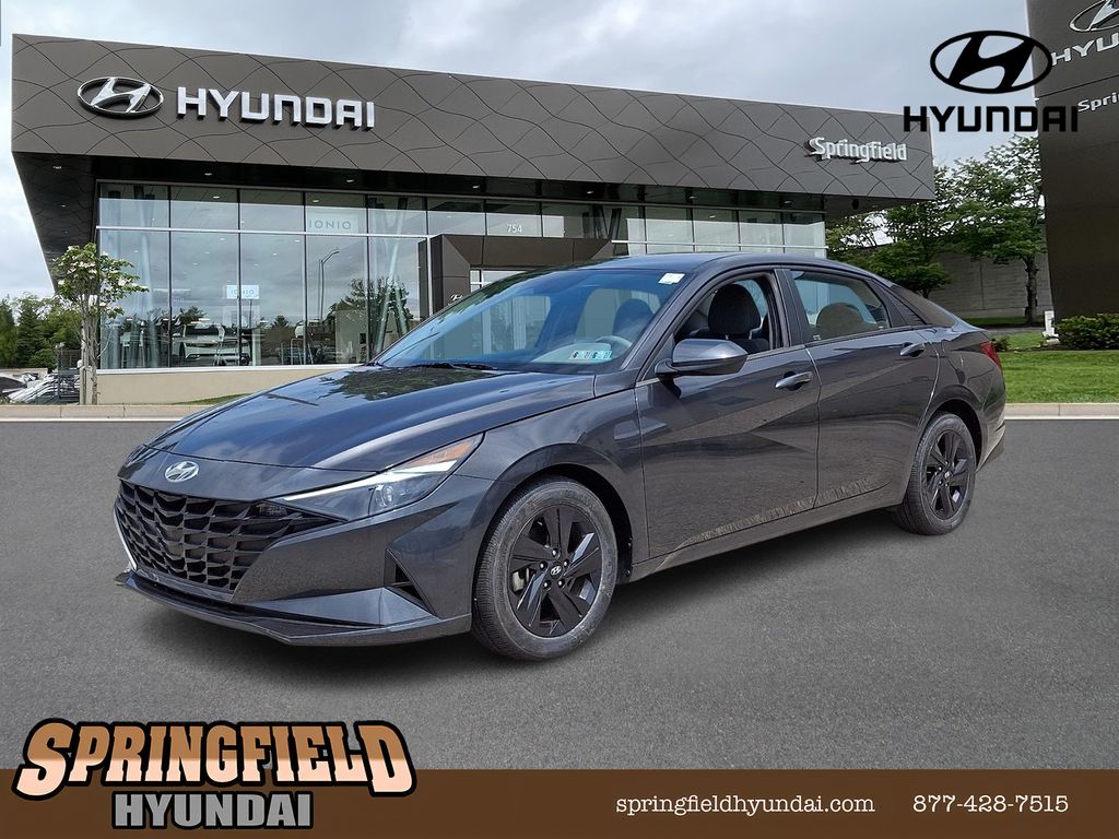 Portofino Gray 2023 Hyundai Elantra Sedan Front-Wheel Drive Continuously Variable Transmission