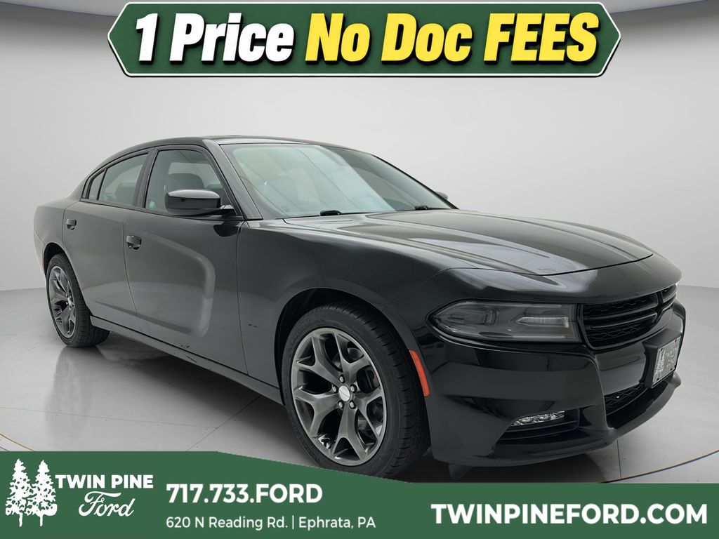 Pitch Black 2015 Dodge Charger Sedan All-Wheel Drive 8-Speed Automatic