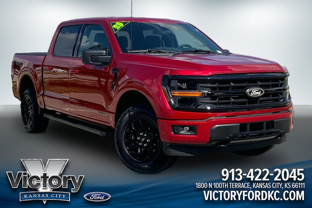 Rapid Red Metallic Tinted Clearcoat 2025 Ford F-150 Pickup Truck Four-Wheel Drive Automatic