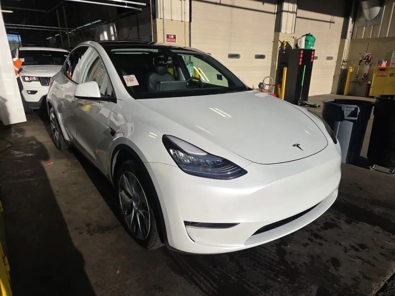White 2020 Tesla Model Y Long Range AWD SUV / Crossover All-Wheel Drive 1-Speed Automatic