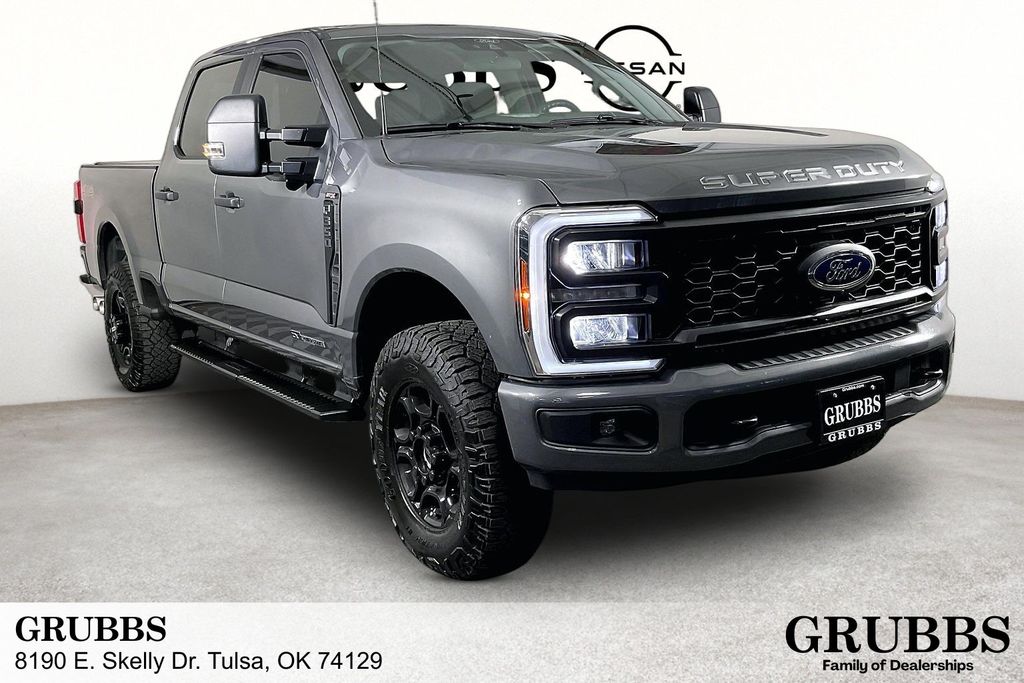 Gray Metallic 2025 Ford F-350 Super Duty Pickup Truck Four-Wheel Drive Automatic