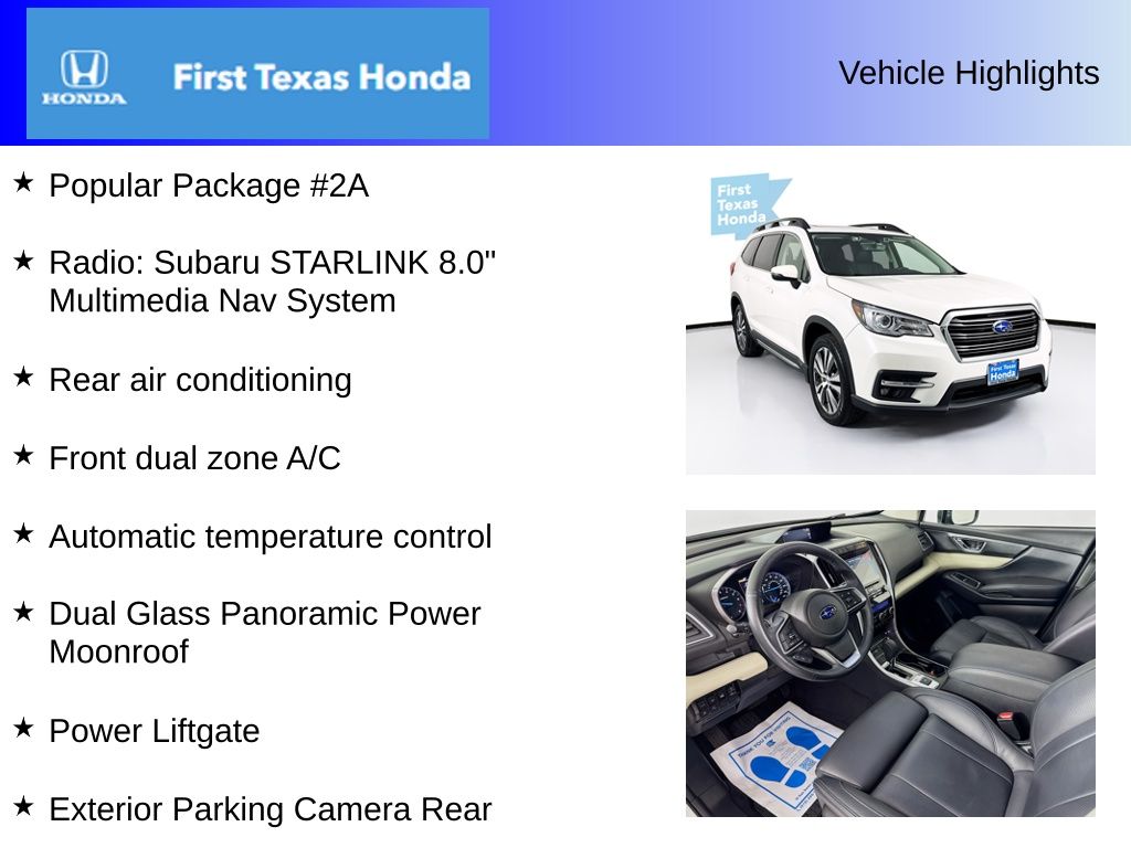 Used Car 2022 Subaru Ascent  Limited For Sale Under $30,000 In Austin, Texas