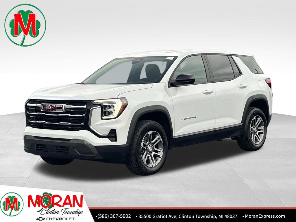 Summit White 2026 GMC Terrain SUV / Crossover Four-Wheel Drive 8-Speed Automatic Overdrive