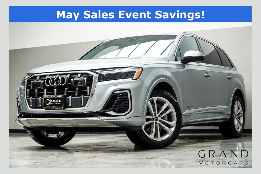 Satellite Silver Metallic 2025 Audi Q7 quattro Premium Plus 55 TFSI SUV / Crossover All-Wheel Drive 8-Speed Automatic
