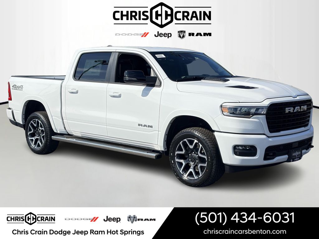 Bright White Clearcoat 2026 RAM 1500 Pickup Truck Four-Wheel Drive 8-Speed Automatic