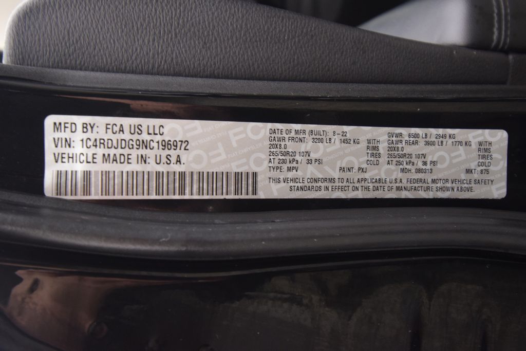 used 2022 Dodge Durango car, priced at $26,500