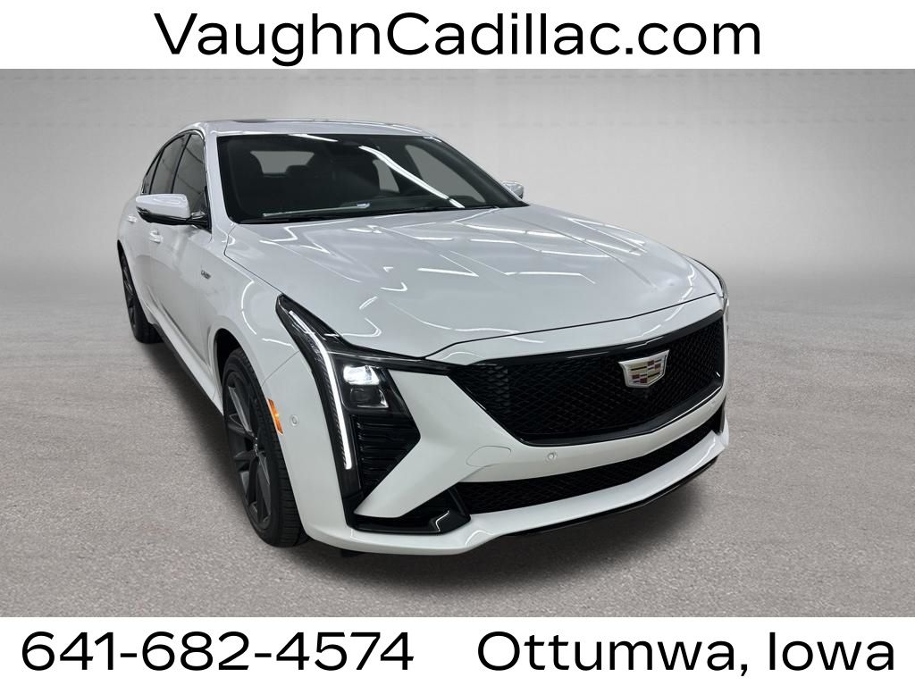 Summit White 2026 Cadillac CT5 Sedan All-Wheel Drive Automatic