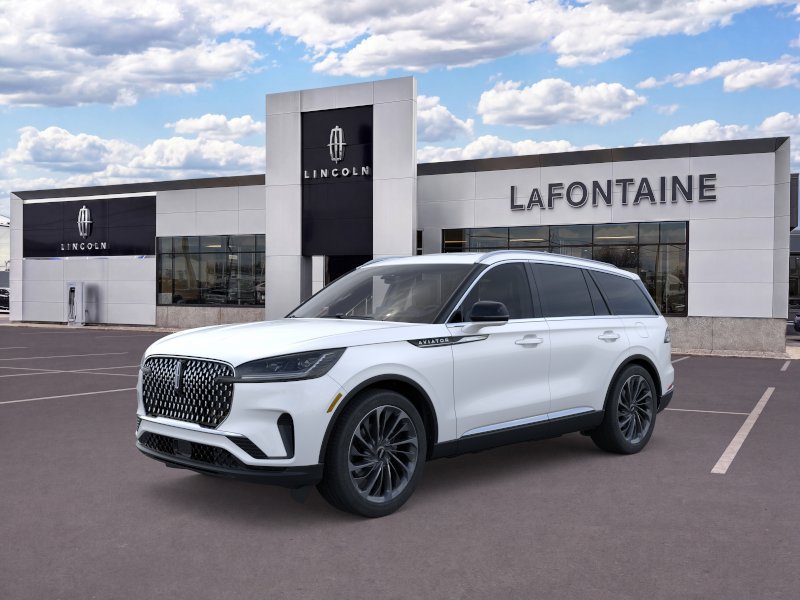 White Metallic 2026 Lincoln Aviator SUV / Crossover All-Wheel Drive Automatic