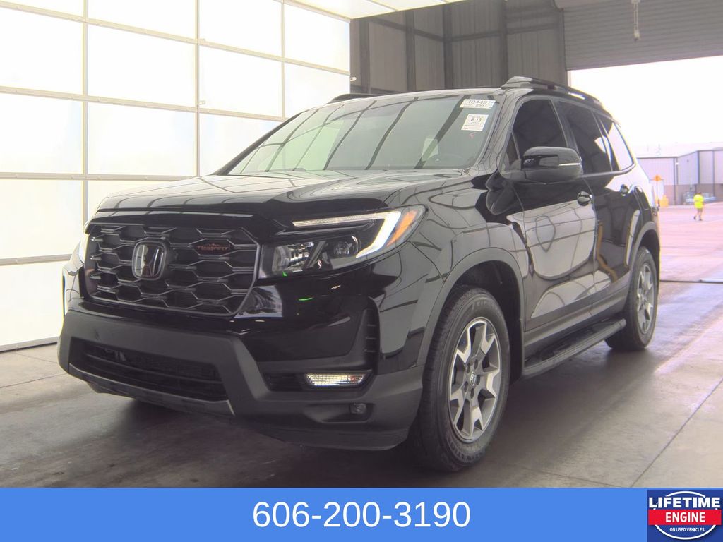Crystal Black Pearl 2023 Honda Passport SUV / Crossover All-Wheel Drive 9-Speed Automatic