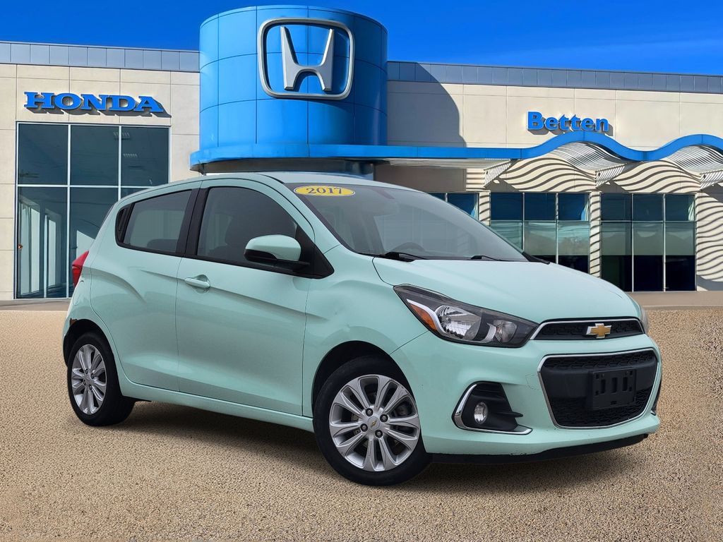 Green (Mint) 2017 Chevrolet Spark Hatchback Front-Wheel Drive Continuously Variable Transmission