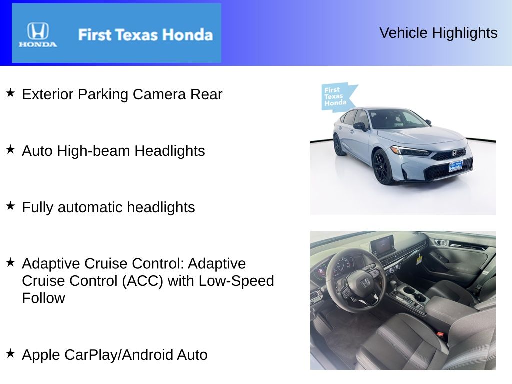 Used Car 2025 Honda Civic Hybrid  Sport For Sale Under $30,000 In Austin, Texas