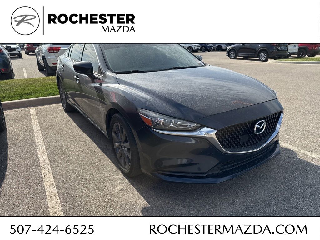 Deep Crystal Blue 2018 Mazda MAZDA6 Sedan Front-Wheel Drive 6-Speed Manual