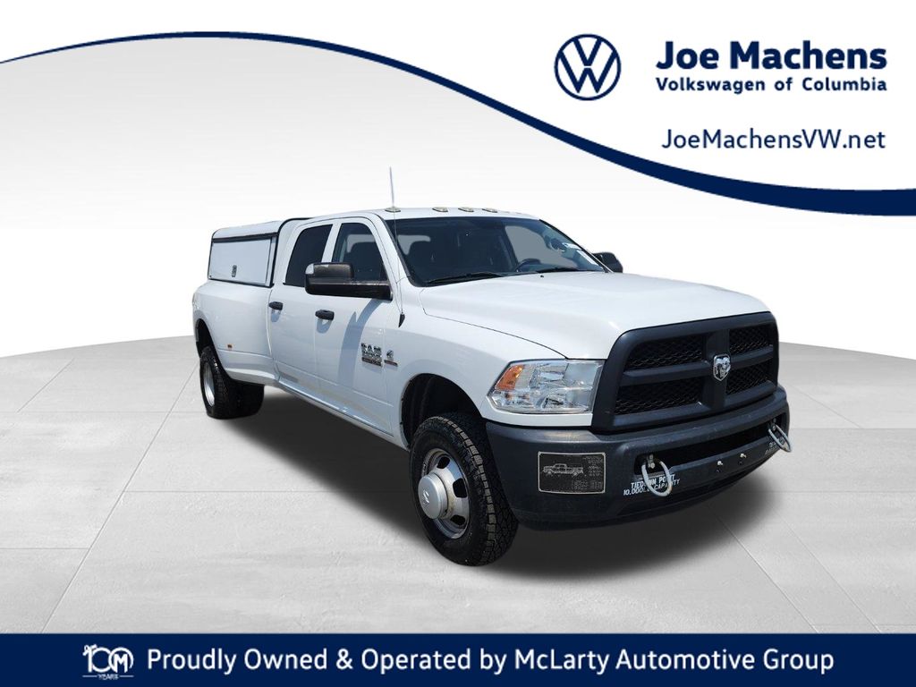 Bright White Clearcoat 2017 RAM 3500 Pickup Truck Four-Wheel Drive 6-Speed Automatic