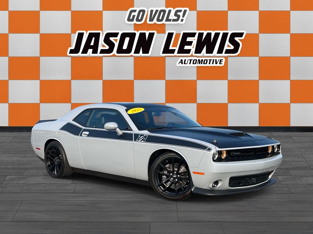 Smoke 2022 Dodge Challenger Coupe Rear-Wheel Drive 8-Speed Automatic