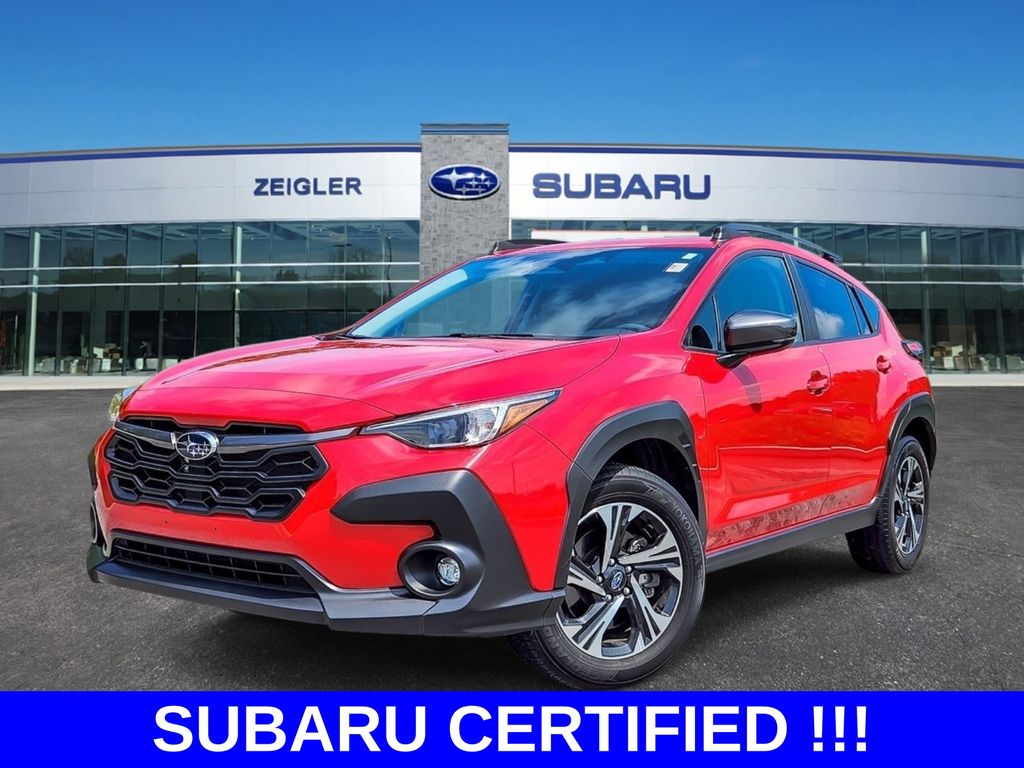 Pure Red 2024 Subaru Crosstrek SUV / Crossover All-Wheel Drive Continuously Variable Transmission