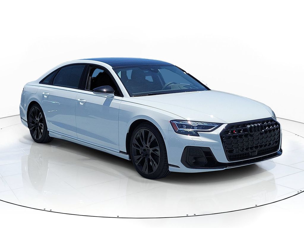 White 2026 Audi S8 Sedan All-Wheel Drive 8-Speed Automatic